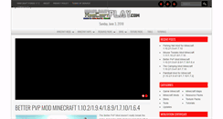 Desktop Screenshot of downloadminecraftplay.com